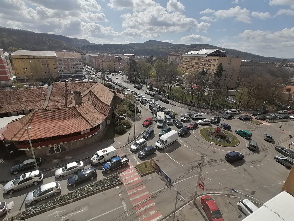 trafic blocat ziar de bistrita