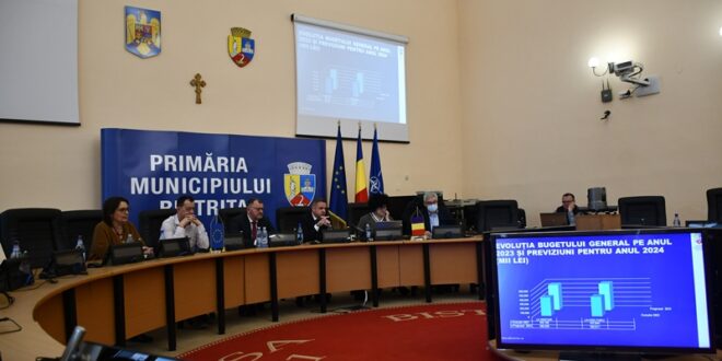 Primarul Ioan Turc a prezentat bugetul Bistriței 2024