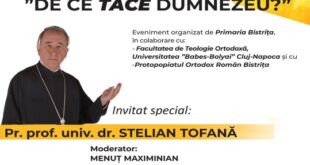 Stelian Tofană vine la Ateneul de Bistrița!